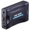 Adaptateur HDMI vers Scart, Convertisseur HDMI vers Péritel Compatible avec NTSC PAL HDMI1.3pour Sky HD Blu Ray PS3 TV VCR VHS