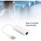 Adaptateur USB 2.0 vers Ethernet Carte réseau USB2.0 vers RJ45 Adaptateurs réseau USB externes pour Ordinateur Adaptateur réseau