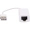 Adaptateur USB 2.0 vers Ethernet Carte réseau USB2.0 vers RJ45 Adaptateurs réseau USB externes pour Ordinateur Adaptateur réseau