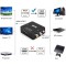 Adaptateur RCA vers HDMI Convertisseur, AV 3RCA vers HDMI Vidéo Audio Convertisseurs, Convertisseur vidéo Mini AV vers HDMI pour