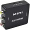 AV vers HDMI Convertisseur, Keyixing RCA Composite CVBS AV to HDMI Converter Audio Vidéo Convertisseur Adaptateur Mini Box Suppo