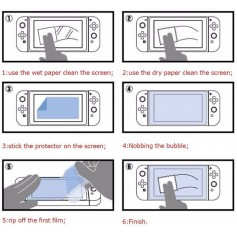 Film de protection pour Nintendo Switch - protection d'écran en verre trempé FO