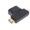 Adaptateur HDMI 2 en 1 - HDMI femelle vers mini/micro HDMI mâle - avec connecteurs plaqués or