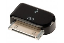 Adaptateur d’accueil 30 broches mâle - Micro USB B femelle noir