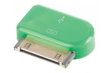 Adaptateur dock 30 broches connecteur dock 30 broches mâle - Micro USB B femelle vert