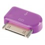 Adaptateur dock 30 broches connecteur dock 30 broches mâle - Micro USB B femelle violet