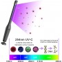 Lampe de Désinfection UV, Stérilisateur USB Portable 254nm UVC+Ozone, Stérilisation Efficace à 99,99%. Minuterie 30Min, Désinfec