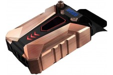 Refroidisseur pour Ordinateur Portable Ordinateur Portable en métal - Le Plus Puissant - Aspirateur à air USB pour Un Refroidiss