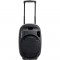 IBIZA PORT12VHF-GR-MKII Systeme De Sonorisation Portable Autonome 12”/30Cm Avec Usb-Mp3, Vox, Bluetooth & 2 Micros Vhf - Noir