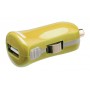 Chargeur USB A femelle pour USB pour voiture – connecteur jaune 12 V pour voiture