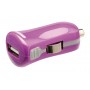 Chargeur USB A femelle pour USB pour voiture – connecteur violet 12 V pour voiture