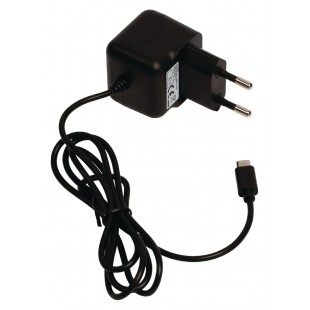Chargeur micro USB mâle pour micro USB CA – connecteur CA noir 1,00 m pour maison 2.1A