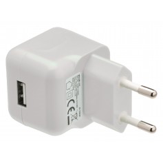 Chargeur USB A femelle pour USB CA – connecteur CA blanc pour maison
