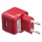Chargeur USB A femelle pour USB CA – connecteur CA rouge pour maison