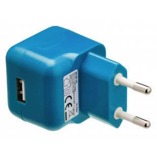 Chargeur USB A femelle pour USB CA – connecteur CA bleu pour maison