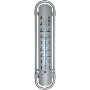 JANY FRANCE Thermometre aluminium - H 38 cm - Gris