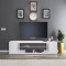 KENDAL Meuble TV - Blanc - L 150 x P 40 x H 40 cm