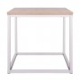 KITTY Table basse - Blanc - L 50 x P 50 x H 45 cm