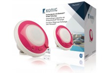 Haut-parleur Bluetooth flottant et étanche rose 