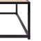 MINSK Set de 3 Tables gigognes - Imitation bois - L 90 x P 60 x H 43 cm