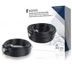 Câble coaxial de sécurité et d'alimentation c.c. RG59 30,0 m