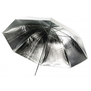 Réflecteur parapluie de photographie monocouche en argent Ø 100 cm