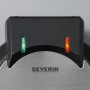 SEVERIN WA2103 Gaufrier peu encombrant 5 parts - forme de coeur originale - thermostat réglable - revetement anti-adhésif - noir