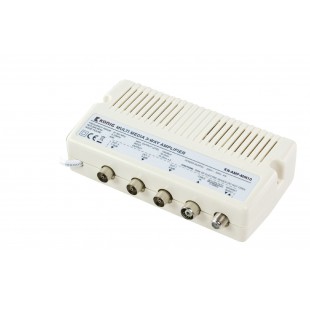 Amplificateur multimédia 10dB, 3 sorties voie 