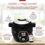 MOULINEX CE859800 Multicuiseur intelligent COOKEO + Connect avec Balance et Moule de cuisson inclus - 6L - 200 recettes - Noir