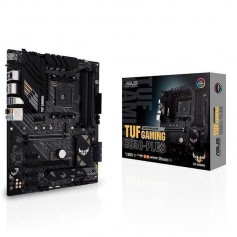 ASUS TUF GAMING B550 PLUS – Carte mère AMD B550 Ryzen AM4, ATX, PCIe 4.0, 2xM.2, 10 phases d'alimentation DrMOS, DDR4 4400, Ethe