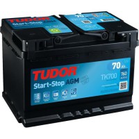 Batterie Tudor Start-Stop AGM 70Ah/760A (TK700)