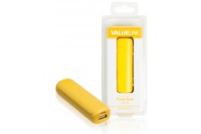 Batterie portable 2200mAh, 5V, 1A, jaune