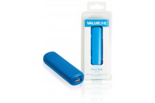 Batterie portable 2200mAh, 5V, 1A, bleue