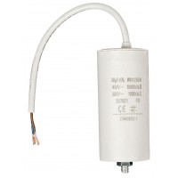 Condensateur 50.0 uf / 450 V + Cable