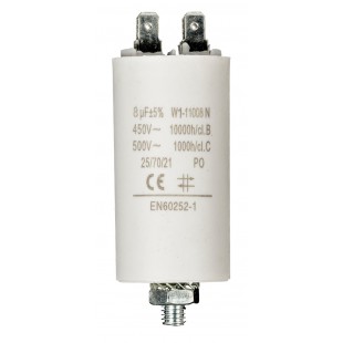 Condensateur 8.0 uf / 450 v + terre