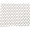 NATURE Grillage pour parterre - HDPE gris - Maille hexagonale 5 mm - 0,5x3 m