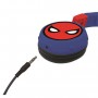 SPIDER-MAN Casque 2-en-1 Bluetooth et filaire confortable et pliable pour enfants avec limitation de son - LEXIBOOK
