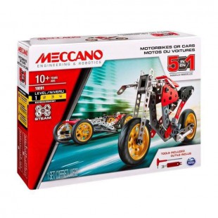 MECCANO Voiture et moto - 5 modeles