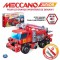 MECCANO - CAMION DE POMPIERS a construire Meccano Junior - 6056415 - Jeu de construction avec effets sonores et lumineux