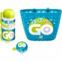 COMBO BLEU (Corbeille + Bidon + Sonnette) SKIDS CONTROL