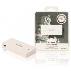 Lecteur de carte USB blanc - Pisa
