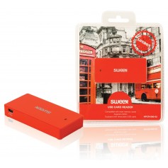 Lecteur de carte USB rouge Londres