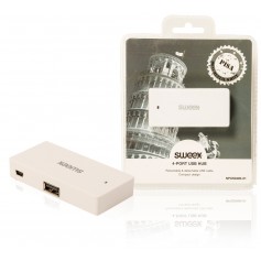 Hub USB 4ports blanc Pisa