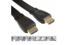 CONTINENTAL EDISON Câble HDMI 2.0 5m slim 4K / Ultra HD 2160p