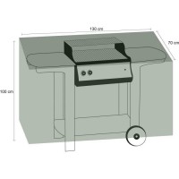 Housse pour barbecue rectangle 170 - Noire