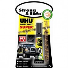 UHU Strong & Safe Colle Super Puissante Tube 7g