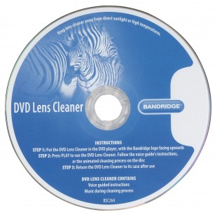 Disque de nettoyage de lentille pour lecteur DVD
