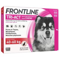 FRONTLINE 6 pipettes Tri-Act - Pour chien de 40 a 60 kg