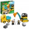 LEGO DUPLO Construction 10931 Le camion et la pelleteuse