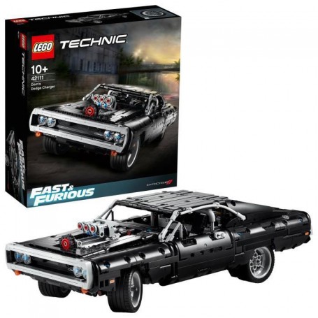 LEGO Technic 42111 La Dodge Charger de Dom, Jeu de Construction de la saga Fast and Furious